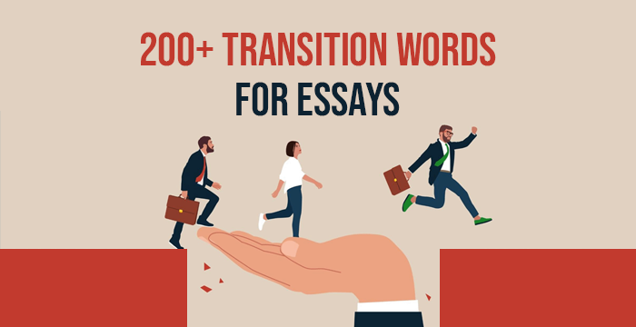 transition words for essay grade 12