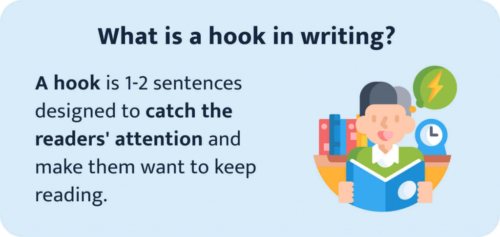 What is an attention grabber or Hook statement? 