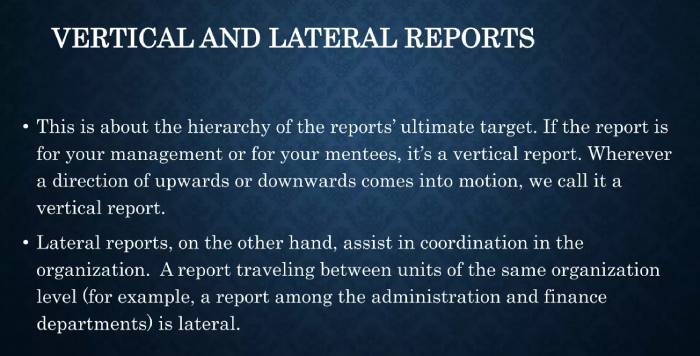 Difference Between Vertical and Lateral Reports